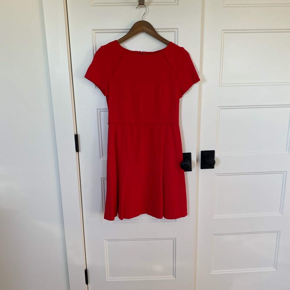 J. Crew Vibrant Red Mini Dress